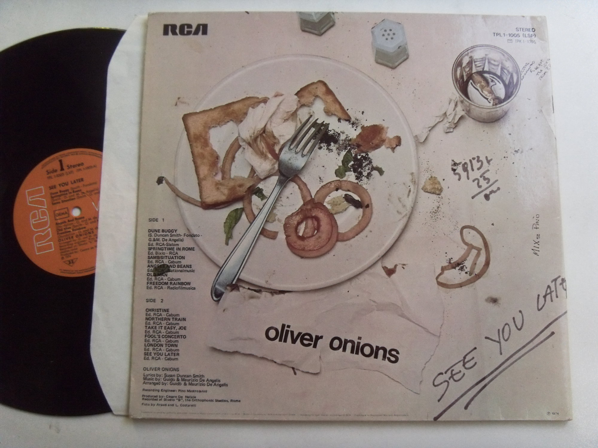 OLIVER ONIONS See You Later 2