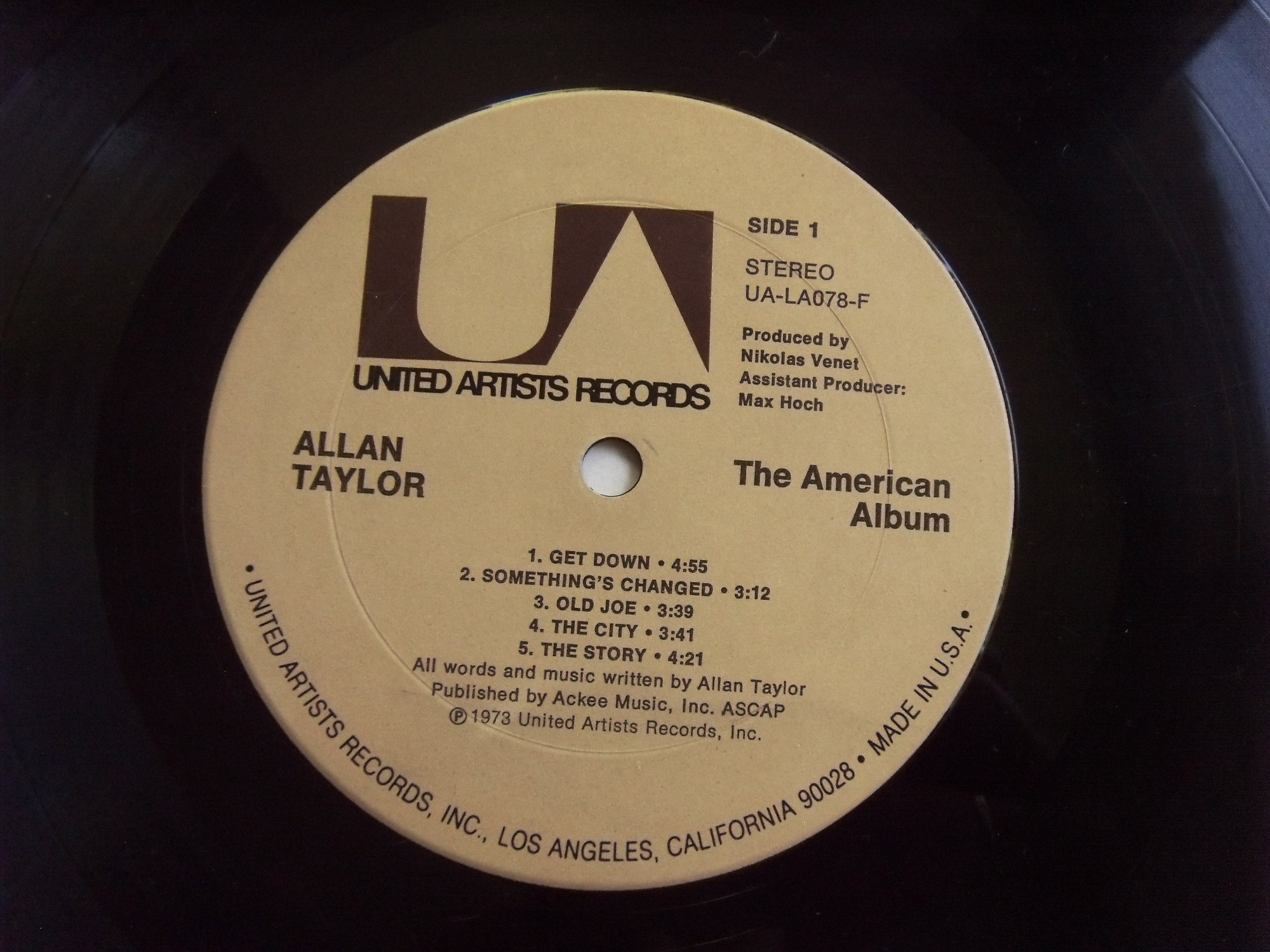 Allan TAYLOR The American Album 4
