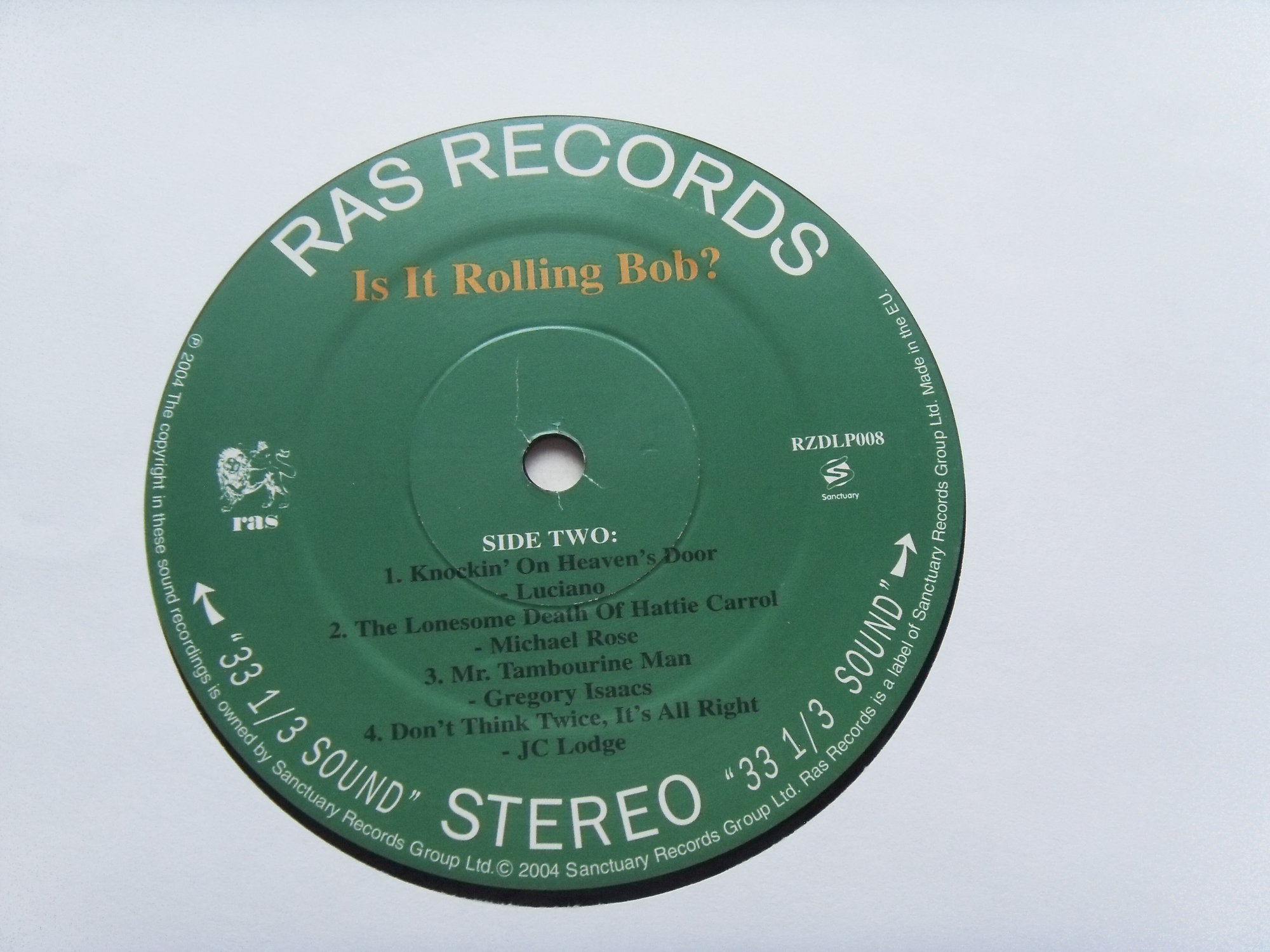 JC LODGE, SIZZLA, APPLE GABRIEL etc. Is It Rolling Bob? A reggae Tribute To Bob Dylan 4