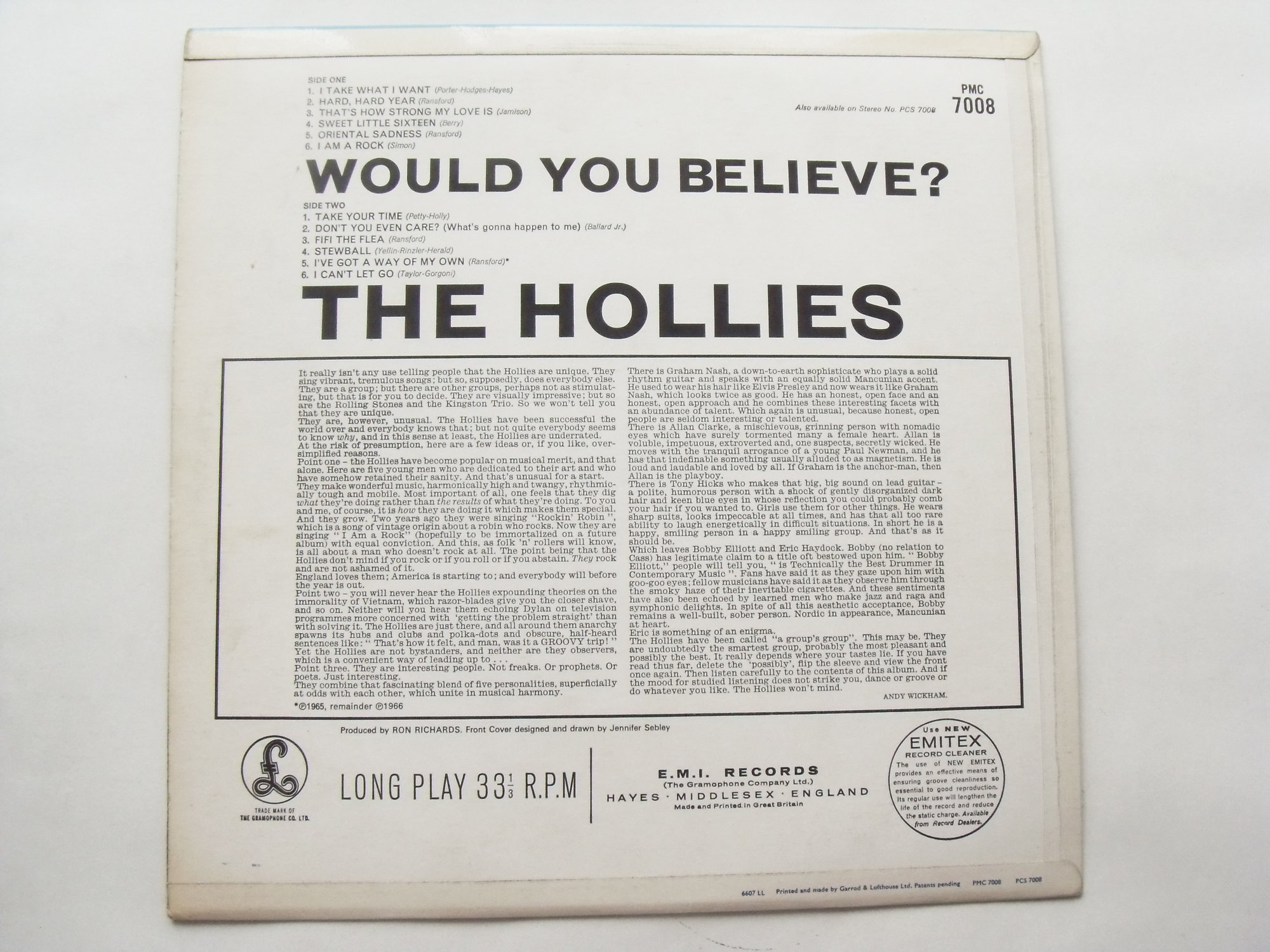 THE HOLLIES Would You Believe 2