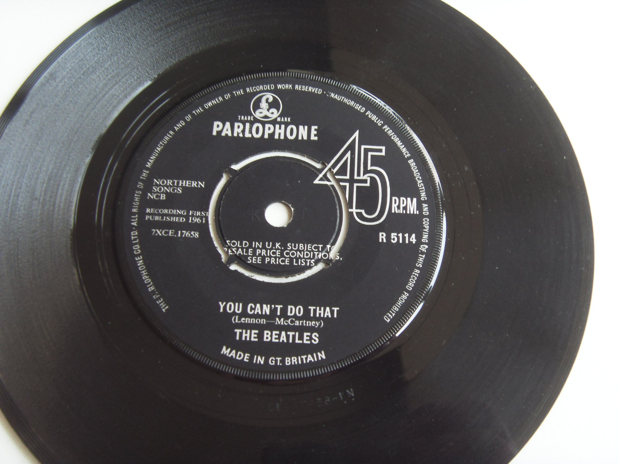 THE BEATLES Can't Buy Me Love / You Can't Do That 3