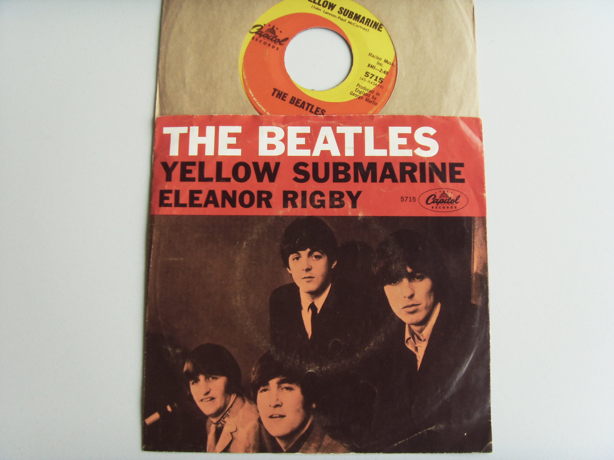 THE BEATLES Yellow Submarine / Eleanor Rigby