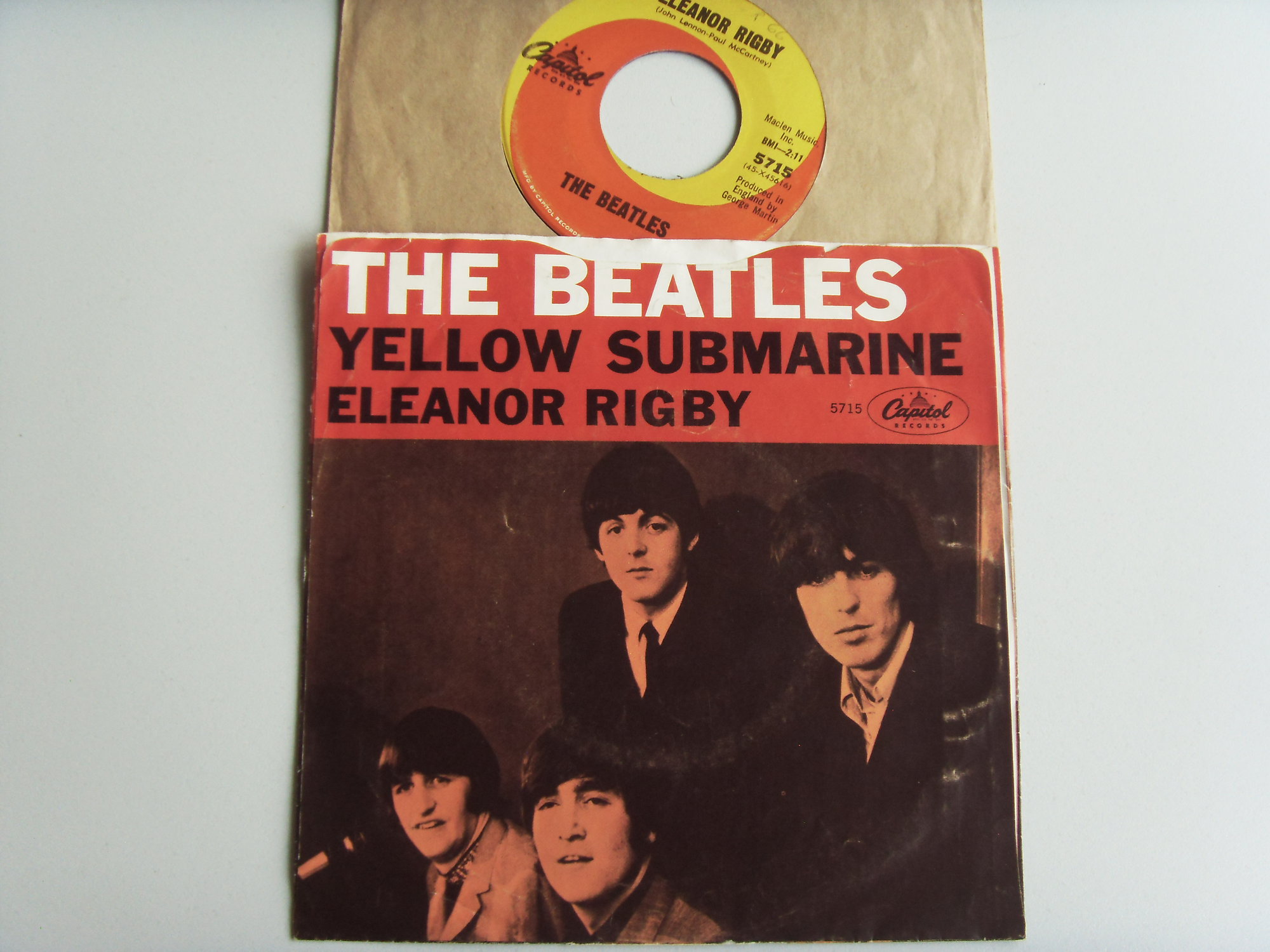 THE BEATLES Yellow Submarine / Eleanor Rigby 2