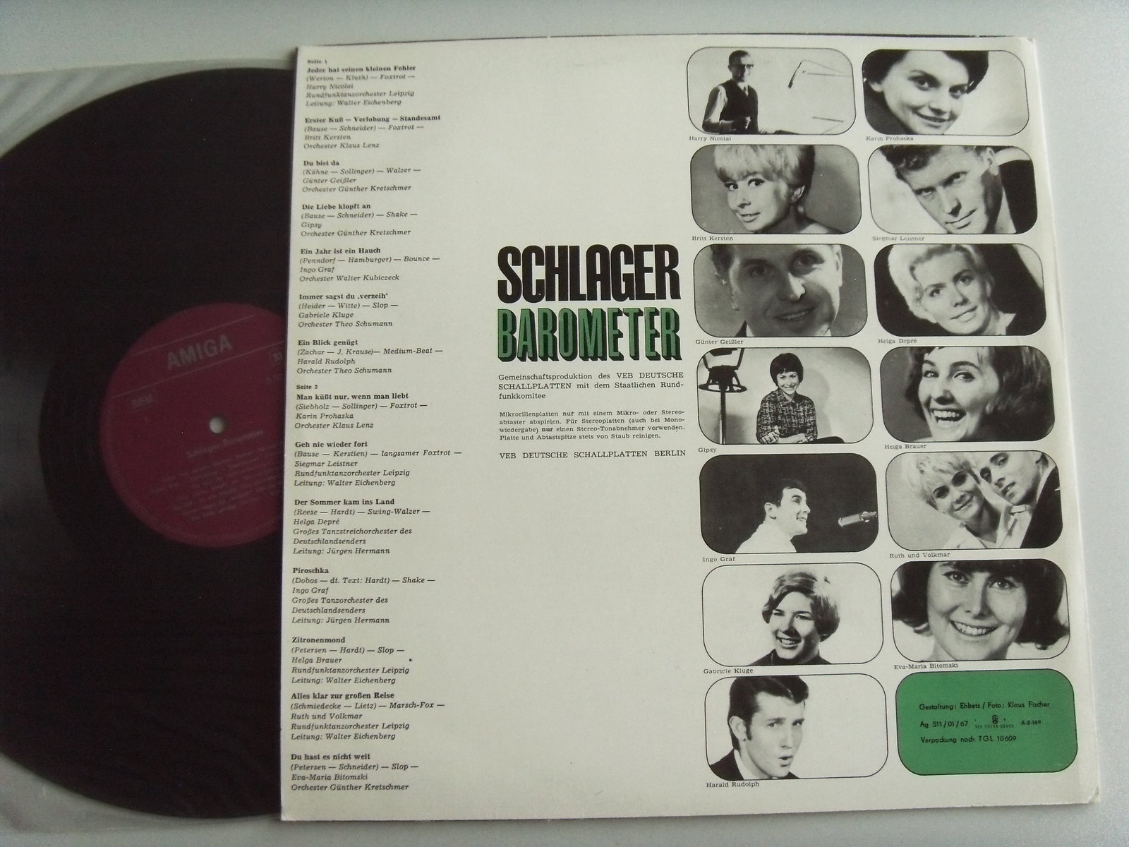 Britt KERSTEN, Ingo GRAF, GIPSY, Harry NICOLAI, Karin PROHASKA Schlager Barometer 2 Britt KERSTEN, Ingo GRAF, GIPSY, Harry NICOLAI, Karin PROHASKA Schlager Barometer 2