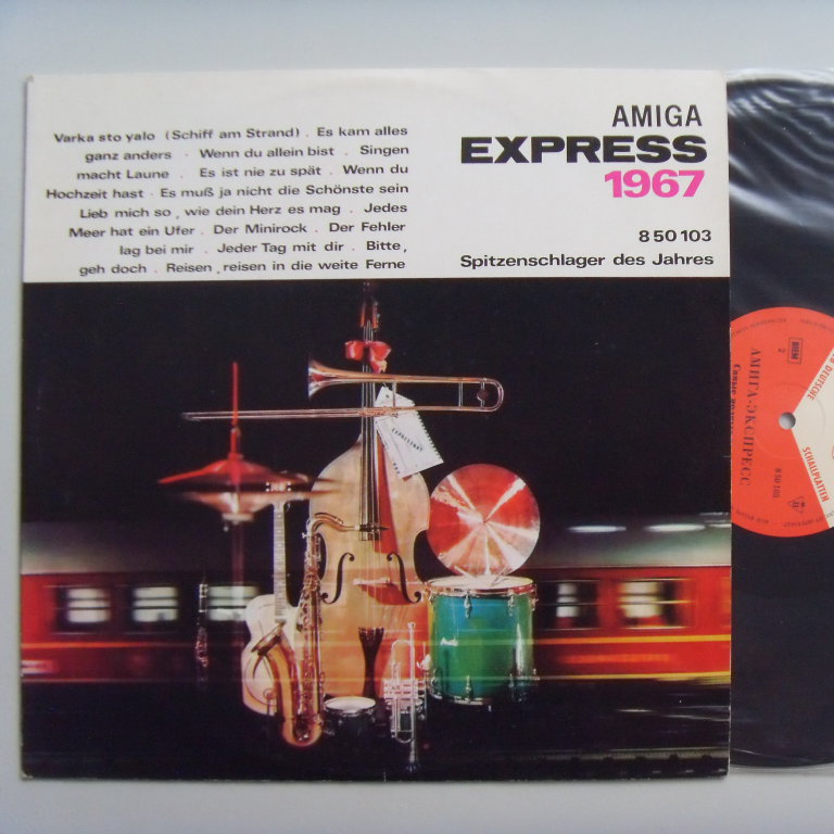 w09150 (Perikles FOTOPOULOS, Chris DOERK, Rec DEMONT, Klaus SOMMER, Chris & Frank, MICHAELIS-CHOR etc. — Amiga express 1967)