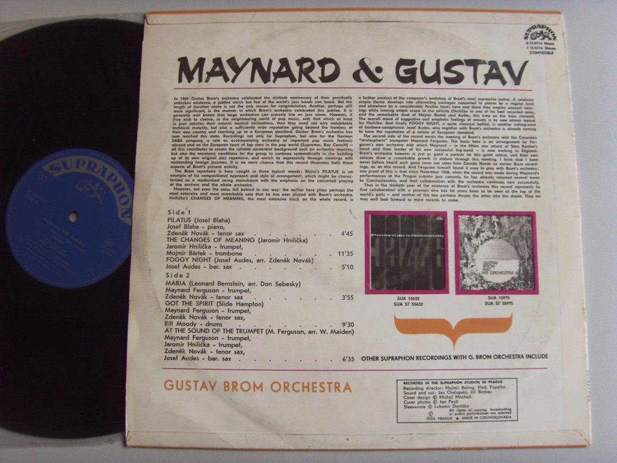 Maynard FERGUSON, Gustav BROM Maynard & Gustav 2 Maynard FERGUSON, Gustav BROM Maynard & Gustav 2