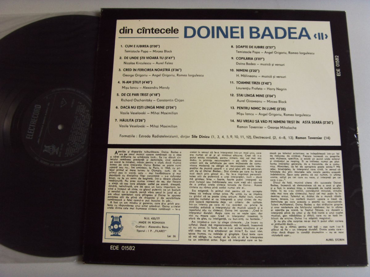 Doinei BADEA Din cintecele Doinei Badea II 2 Doinei BADEA Din cintecele Doinei Badea II 2